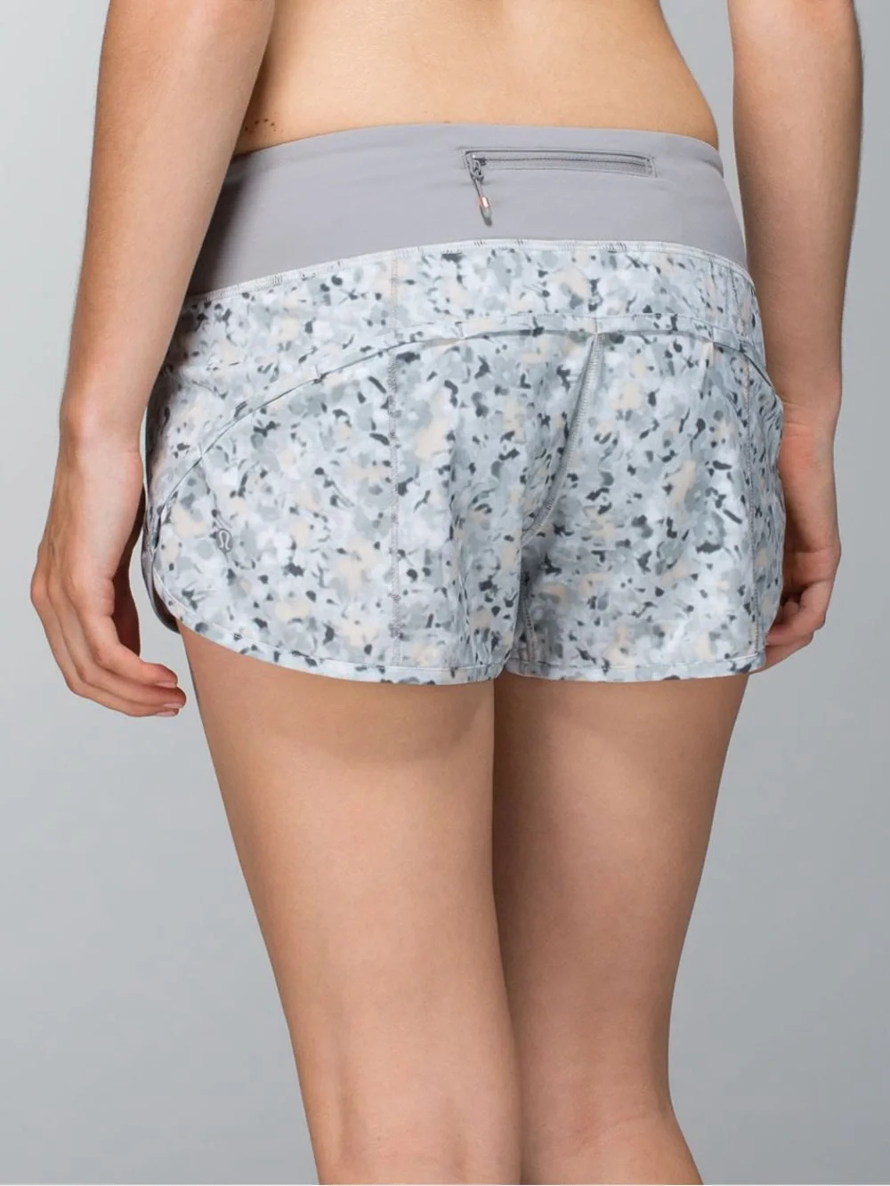 Lululemon Run: Speed Short *4-way Stretch Grey Size 4